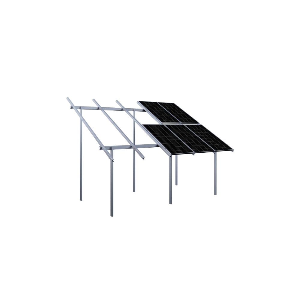 Structure autoportante DV4BF – verticale, à 4 rangées, bifaciale - photo produit