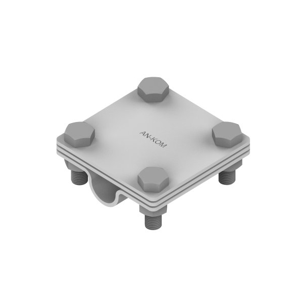 3-flat grounding rod connector
