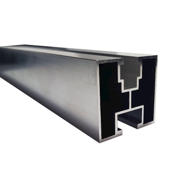 Aluminum profile 40x40 with a hexagonal screw L=2200mm, 0.81kg/m.