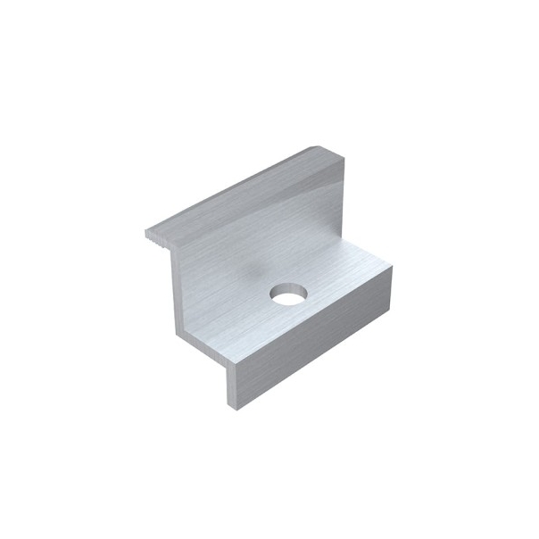 Silver 30mm end clamp