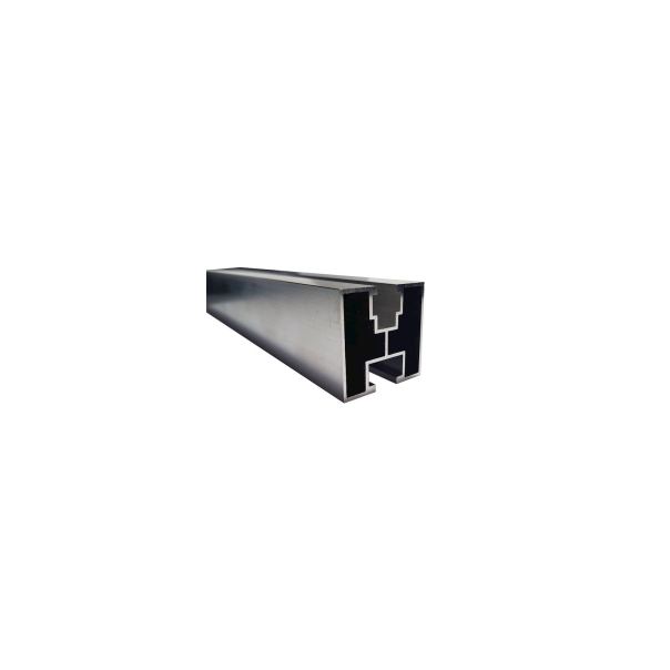 Aluminum profile 40x40 with a hexagonal screw L=4800mm, 0.81kg/m.