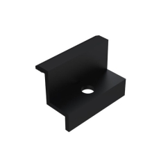 Black anodized 30mm end clamp