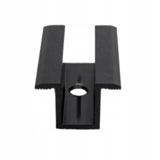 Black anodized center clamp