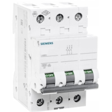 The circuit breaker SIEMENS B10 3F.