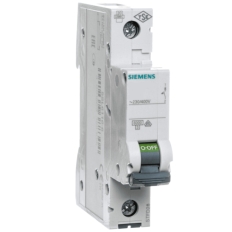 The circuit breaker SIEMENS B6 1F.