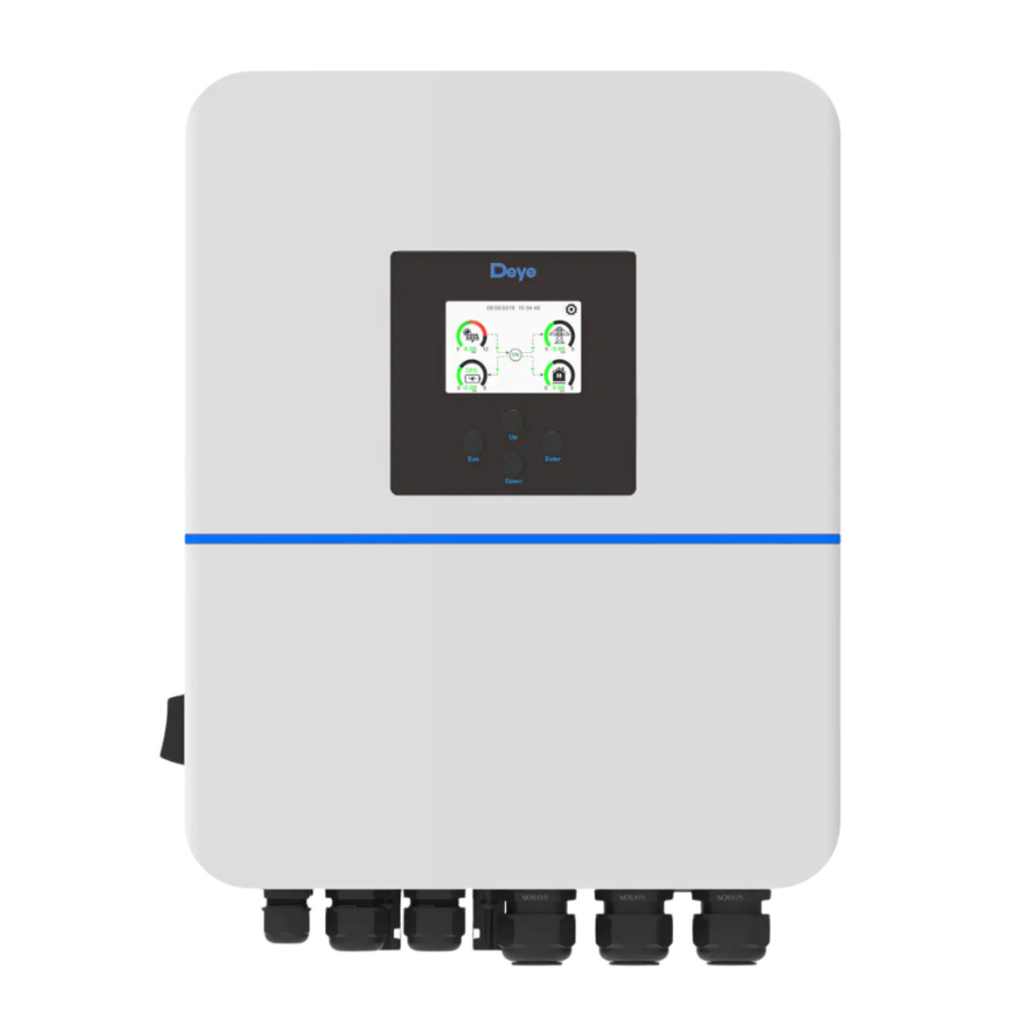 Inwerter - DEYE - SUN-10K-SG01HP3-EU-DM2 - hybrydowy - HV