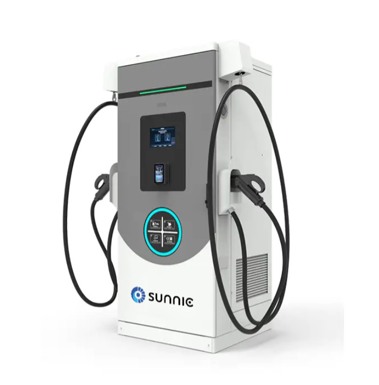 Stacja ładowania - SUNNIC - Integrated DC fast Charger dual charging ports 80 kW