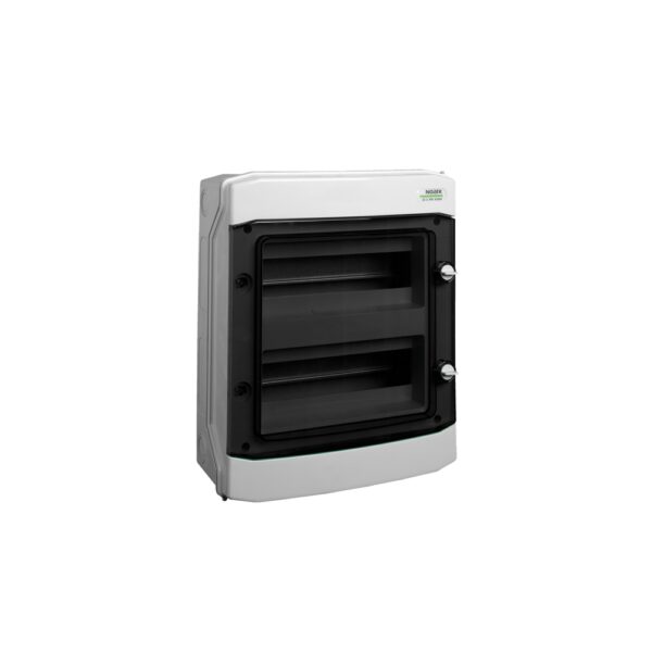 Noark Plast. obudowa instal., natynk., IP65, 2 rzedy, 2x12 modulow, 1000V DC