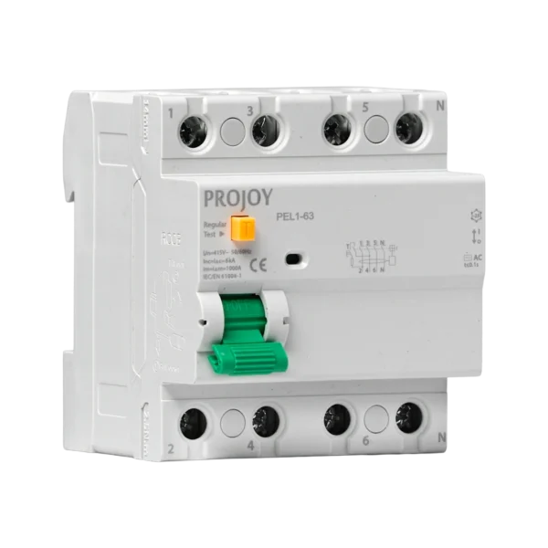 Projoy wył. różn., PEL1-63 16A 4P 100mA AC
