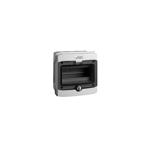 Noark Plast. obudowa instal., natynk., IP65, 1 rząd, 1x8 modulow, 1000V DC