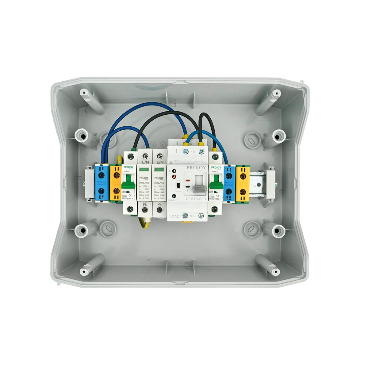 Rozdzielnica Projoy AC ATS 32A, T1+T2, B20, 1F