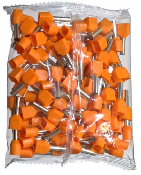 Tulejka kablowa - 2x4mm (100 szt.)