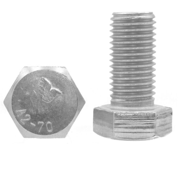 Konstrukcje - Śruba sześciokątna - DIN 933 - M10x30mm - A2