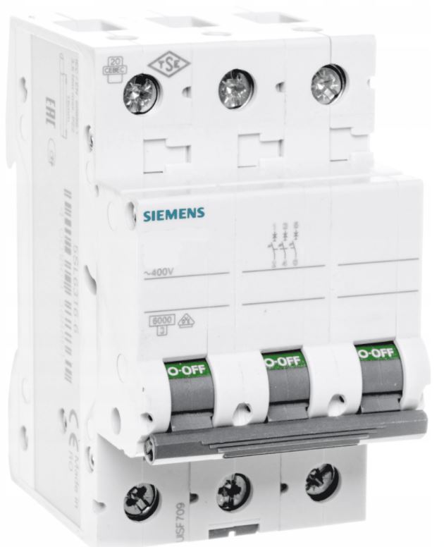 Wyłącznik - SIEMENS - nadprądowy - B25 3F