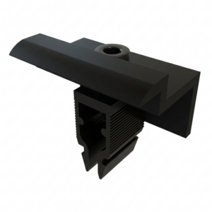 Konstrukcje - Klema końcowa - regulowana - 4KPL - KLIK - czarna - 30-42,5-mm