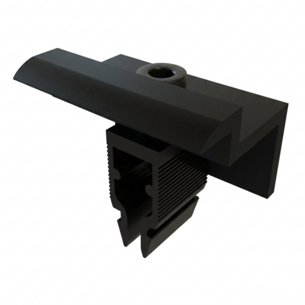 Konstrukcje - Klema końcowa - regulowana - 4KPL - KLIK - czarna - 30-42,5-mm