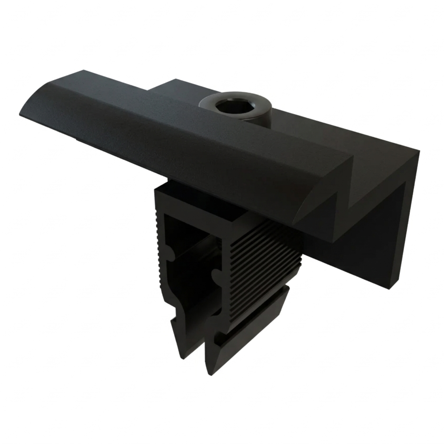 Konstrukcje - Klema końcowa - regulowana - 4KPL - KLIK - czarna - 30-42,5-mm