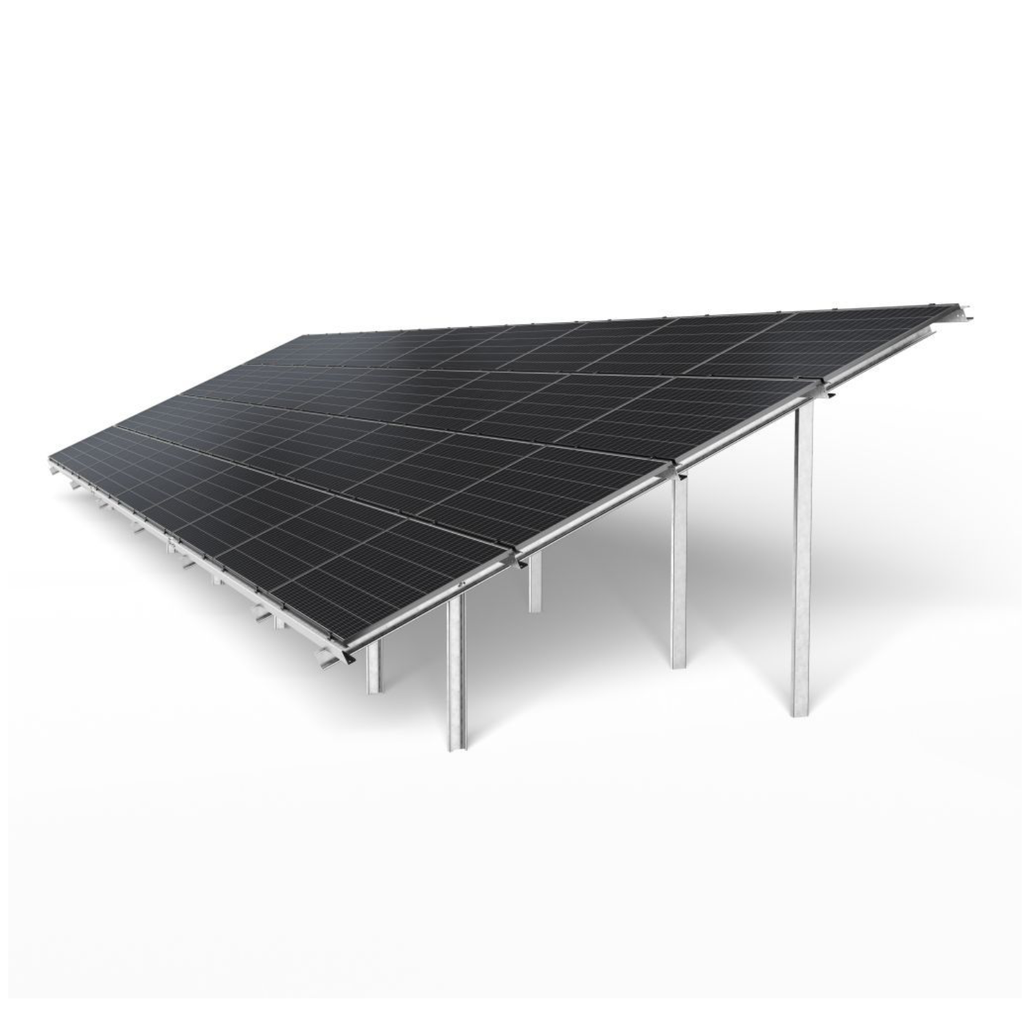 Konstrukcja gruntowa - WS-024 - 4 moduły - poziom - 990-1149mm - 1650-1910mm - 1990-2220mm - 2250-2400mm