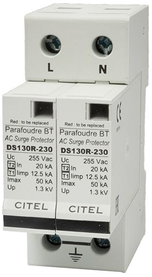 Ogranicznik - CITEL - AC 1-faza T1+T2 - C571512 DS 132RS-230