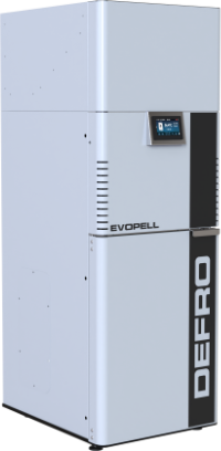 Kocioł - DEFRO - EVOPELL - 15 kW - z nadstawką